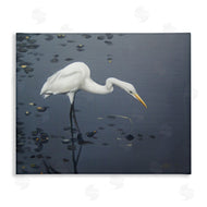 D. Rust | Graceful Egret in Lake