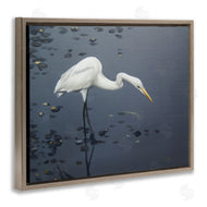 D. Rust | Graceful Egret in Lake