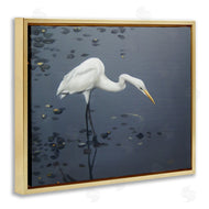 D. Rust | Graceful Egret in Lake