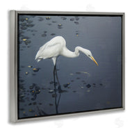 D. Rust | Graceful Egret in Lake