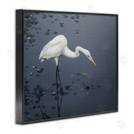 D. Rust | Graceful Egret in Lake