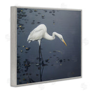 D. Rust | Graceful Egret in Lake