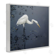 D. Rust | Graceful Egret in Lake