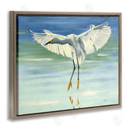 D. Rust | Snowy Egret on Beach