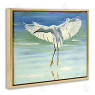 D. Rust | Snowy Egret on Beach