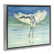 D. Rust | Snowy Egret on Beach