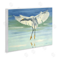D. Rust | Snowy Egret on Beach