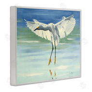 D. Rust | Snowy Egret on Beach