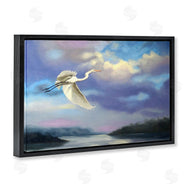 D. Rust | Egret Over Clouds