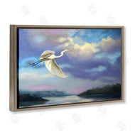 D. Rust | Egret Over Clouds