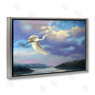 D. Rust | Egret Over Clouds