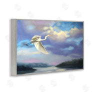D. Rust | Egret Over Clouds