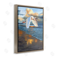 D. Rust | Egret Wingspan over Beach