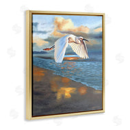 D. Rust | Egret Wingspan over Beach