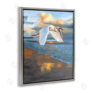 D. Rust | Egret Wingspan over Beach