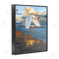 D. Rust | Egret Wingspan over Beach
