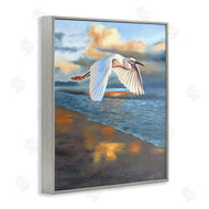 D. Rust | Egret Wingspan over Beach