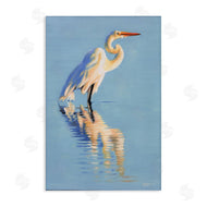 D. Rust | Blue Egret Reflection