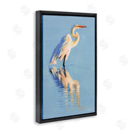D. Rust | Blue Egret Reflection