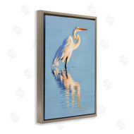 D. Rust | Blue Egret Reflection