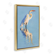 D. Rust | Blue Egret Reflection