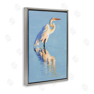 D. Rust | Blue Egret Reflection