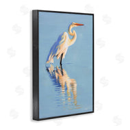 D. Rust | Blue Egret Reflection