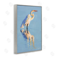 D. Rust | Blue Egret Reflection