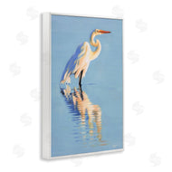 D. Rust | Blue Egret Reflection