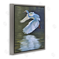 D. Rust | Egret Flying Lake Surface