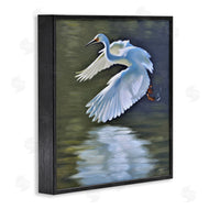 D. Rust | Egret Flying Lake Surface