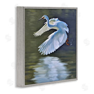 D. Rust | Egret Flying Lake Surface