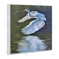 D. Rust | Egret Flying Lake Surface