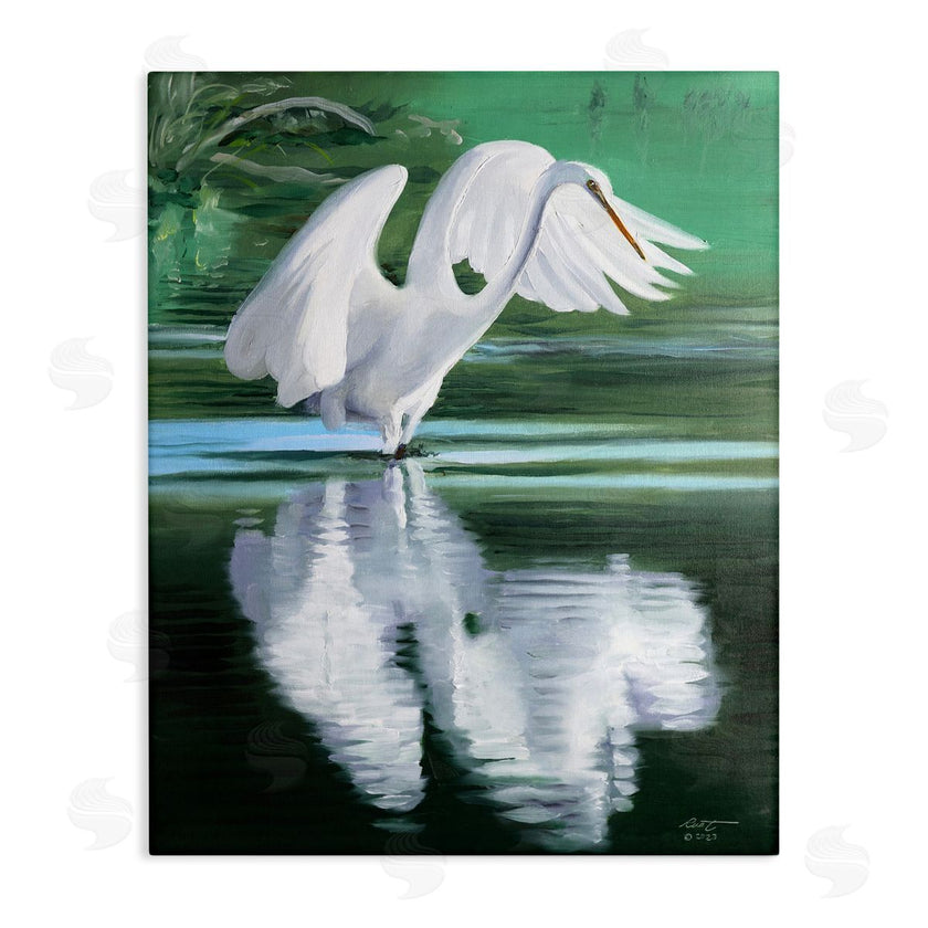 D. Rust | Egret Flapping Wings