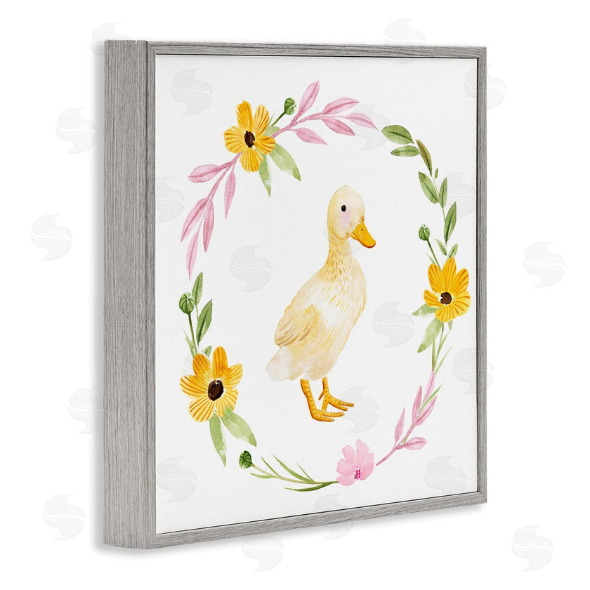 Enya Todd | Duckling with Daisy Wreath