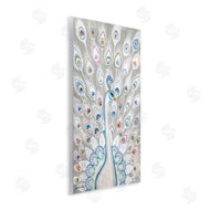 Jennifer Peck | Neutral Peacock Tail Pattern
