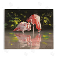D. Rust | Flamingos with Pond Reflection