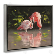 D. Rust | Flamingos with Pond Reflection