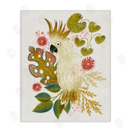 Fineapple Pear | Cockatoo and Tropical Leaves