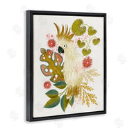 Fineapple Pear | Cockatoo and Tropical Leaves