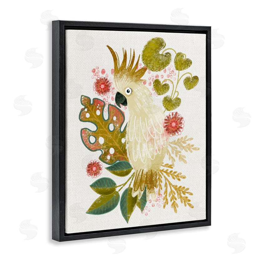 Fineapple Pear | Cockatoo and Tropical Leaves