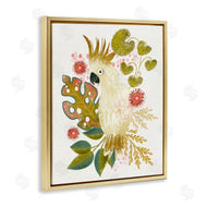 Fineapple Pear | Cockatoo and Tropical Leaves