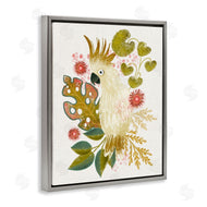 Fineapple Pear | Cockatoo and Tropical Leaves