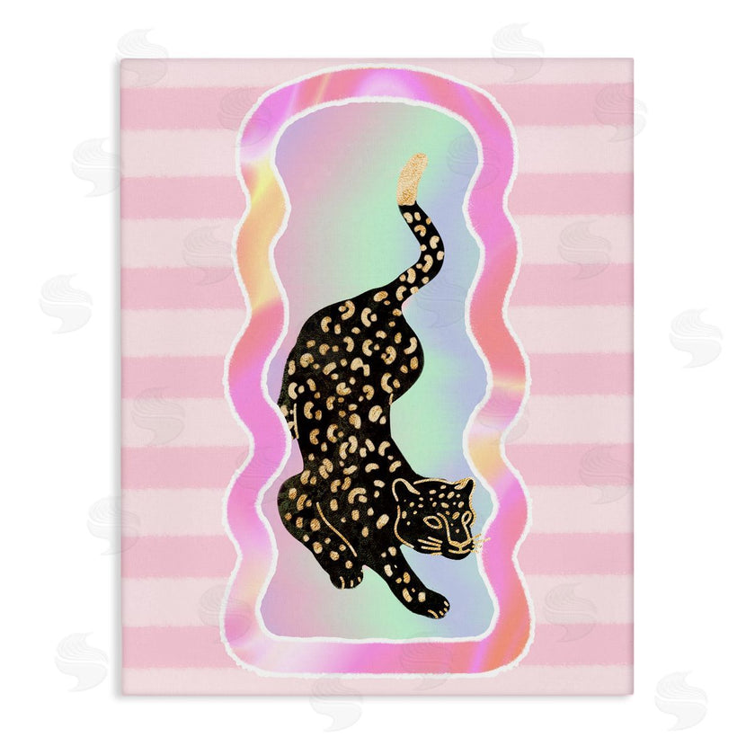 Ziwei Li | Leopard and Pink Stripes