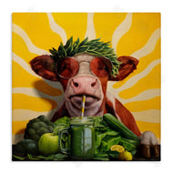 Lucia Heffernan | Cow with Healthy Smoothie