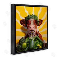 Lucia Heffernan | Cow with Healthy Smoothie