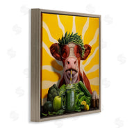 Lucia Heffernan | Cow with Healthy Smoothie