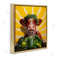 Lucia Heffernan | Cow with Healthy Smoothie