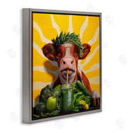 Lucia Heffernan | Cow with Healthy Smoothie