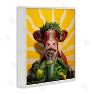 Lucia Heffernan | Cow with Healthy Smoothie
